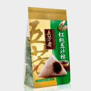 旗袍豆沙粽